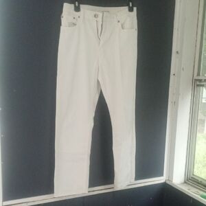 GUC Avec Les Filles White denim straight Jeans size 27